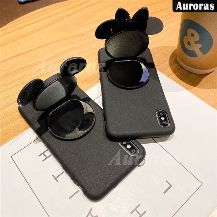 Ốp Điện Thoại Mềm Có Giá Đỡ Và Gương Trang Điểm Cho LG Velvet 5G V50 ThinQ G8 ThinQ V60