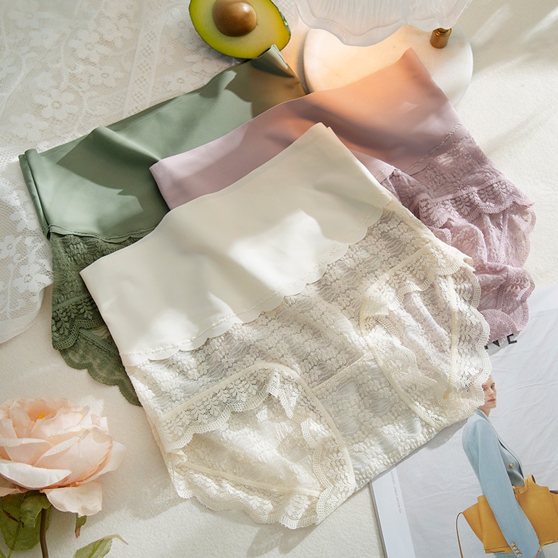 Quần Gen Bụng Phối Ren Eva Bra Cotton Cao Cấp Thon Gọn Nâng Mông Siêu Co Giãn QP290
