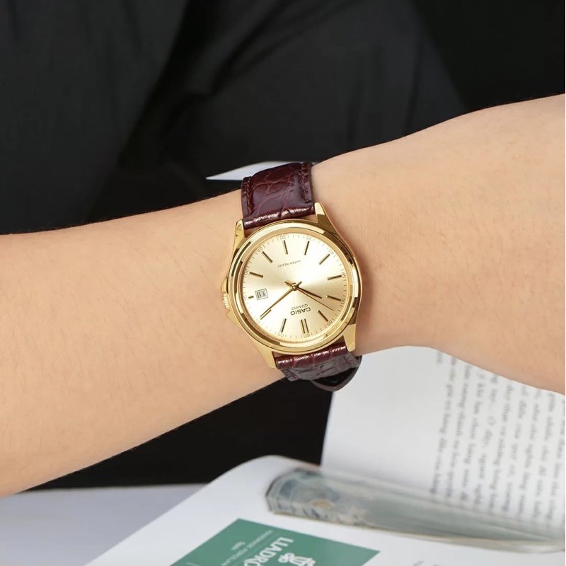 Đồng hồ nam dây da Casio chính hãng Anh Khuê MTP-1183 (7 màu sắc)