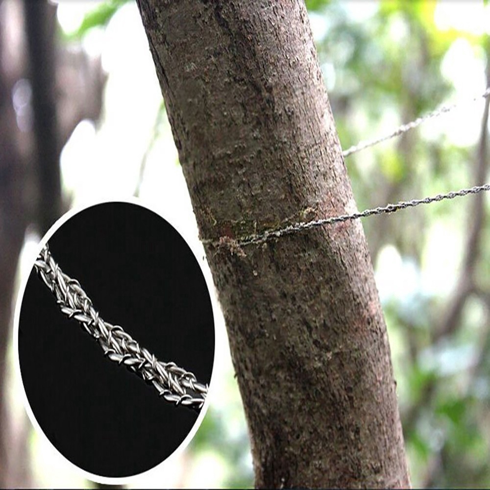 Cưa dây thép không gỉ Cưa thực tế khẩn cấp Survival Gear Bộ dụng cụ thép