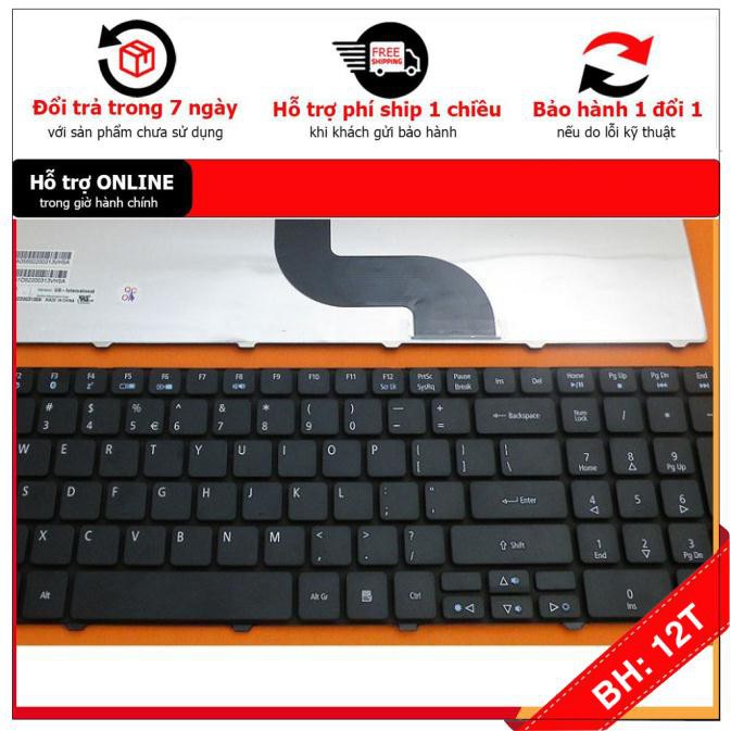 [BH12TH] 🎁 Bàn phím laptop Acer Aspire 5820T 5820TG 7745 7745G 7745Z 7745ZT 7551 7551G 5740 5740G 57