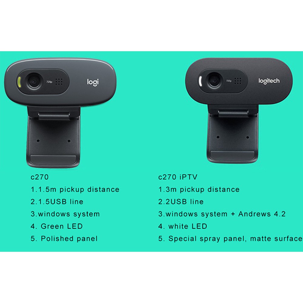 Webcam Logitech C310 / C270 / C270I Hd 720p Tích Hợp Micro Chất Lượng Cao | BigBuy360 - bigbuy360.vn
