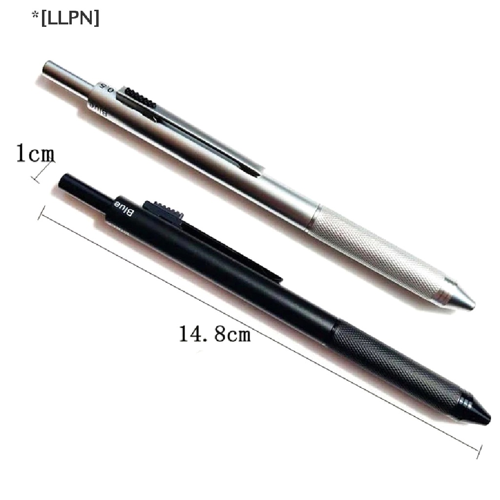 Bút Bi Kim Loại Nhiều Màu 4 Trong 1 3 Màu Tùy Chọn 1