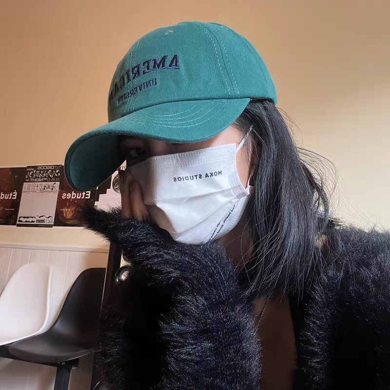 Mũ MG STUDIO thêu họa tiết chữ &quot;American University&quot;