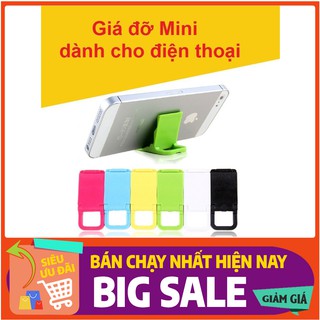FREESHIP 50K_Giá đỡ điện thoại mini Cực kì nhỏ gọn có thể gấp lại bỏ túi và móc vào chìa khóa 7634