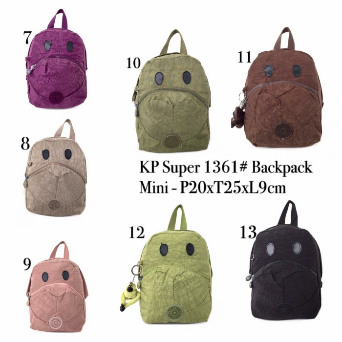 KIPLING Ba Lô In Hình Nhân Vật Hoạt Hình Dễ Thương Cho Bé 1361 K3C1