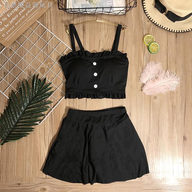 Bộ Đồ Bơi Hai Mảnh Họa Tiết Chấm Bi Xinh Xắn Phong Cách Hàn Quốc | BigBuy360 - bigbuy360.vn