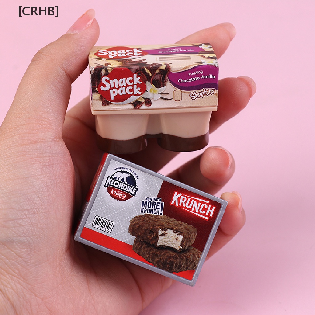 [CRHB] 1Pcs 1:12 Dollhouse Miniature Bottles Cans Supermarket Toys DIY Accessories Hot Sell