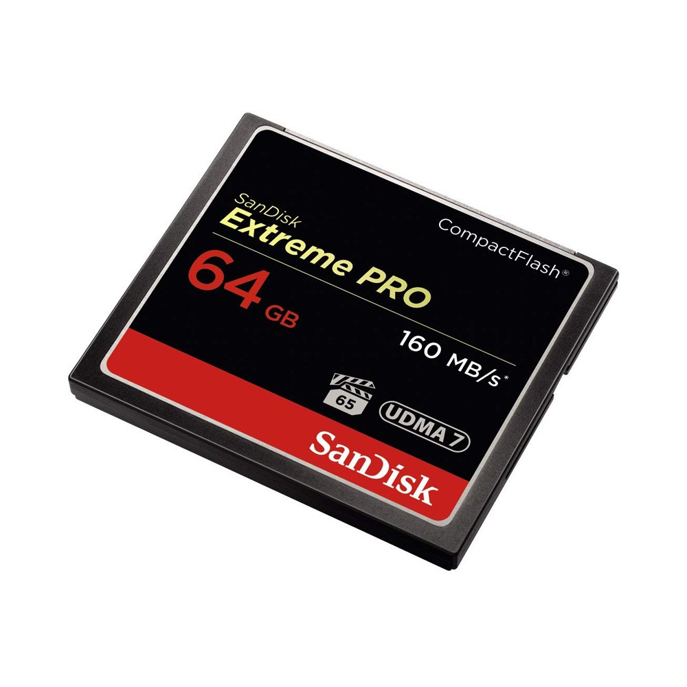 Thẻ nhớ Compact Flash (CF) SanDisk Extreme Pro 1067X 64GB 160MB/s (Đen)