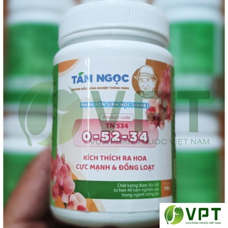 Phân Bón NPK 0-52-34 Tám Ngọc TN534 Hũ 100g – Kích thích ra hoa cực mạnh