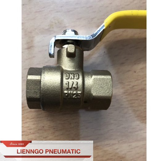 Van khoá bi cần gạt ren trong inox/ đồng MIHA chính hãng chịu áp cao, gạt khoá khí/nước/gas siêu bền