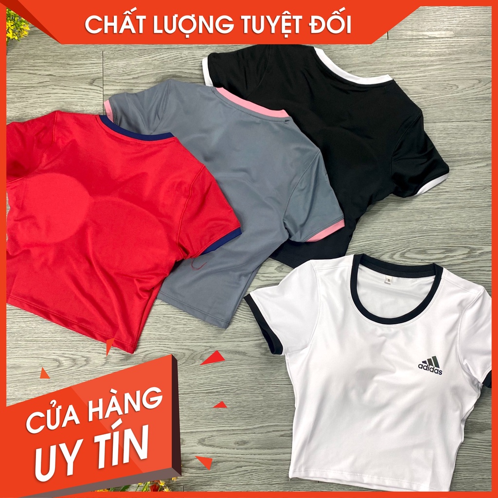 ⭐️ áo crop top nữ gym-yoga ,có lót mút sẵn⭐️