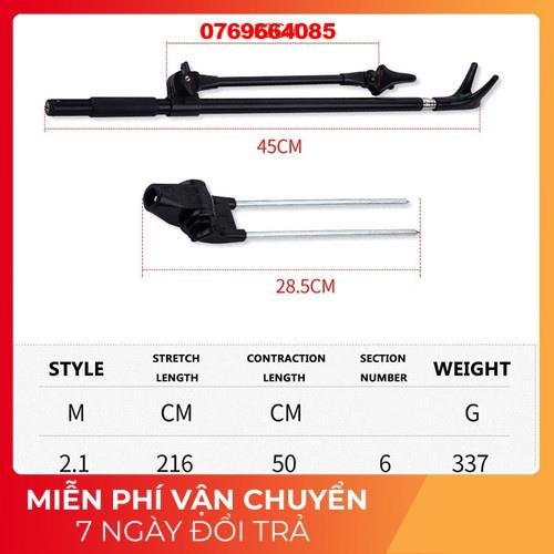 Chống cần Câu Đài Câu Đơn Cao Cấp Ultra Light Đủ Size 1m5-1m7-2m1-2m4 -𝗦𝗛𝗢𝗣 Đ𝗢̂̀ 𝗖𝗔̂𝗨 𝟰𝟯𝟱