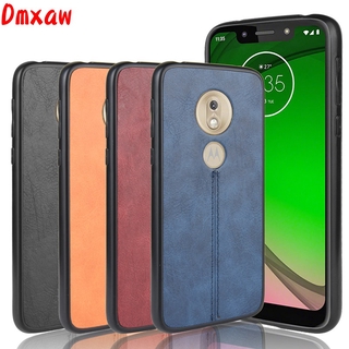 Ốp Lưng Da Tpu Màu Trơn Cá Tính Cho Motorola Moto G7 Power G8 E6 Play Plus One Macro Zoom