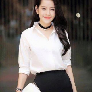 Áo sơ mi trắng hàng Uni