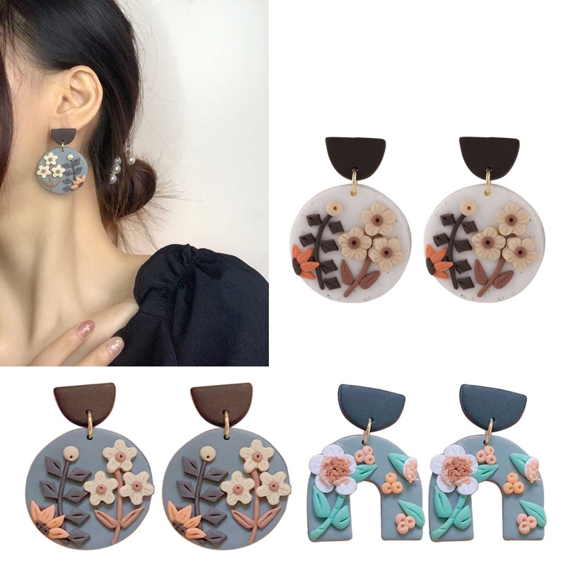 Đôi Khuyên Tai Hình Hoa Thời Trang Cho Nữ