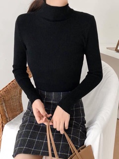 Áo len cổ 3 phân