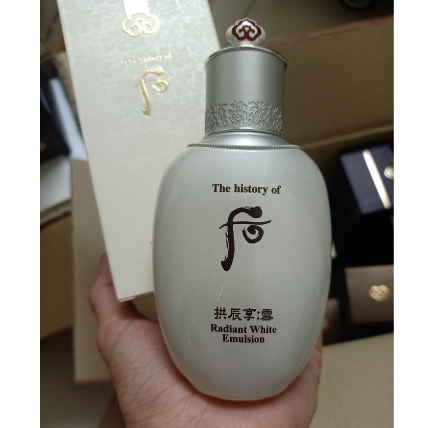 Nước hoa hồng Whoo trắng 150ml - Whoo Gongjinhyang Seol Radiant White Balancer 150ml, date 2024-2025