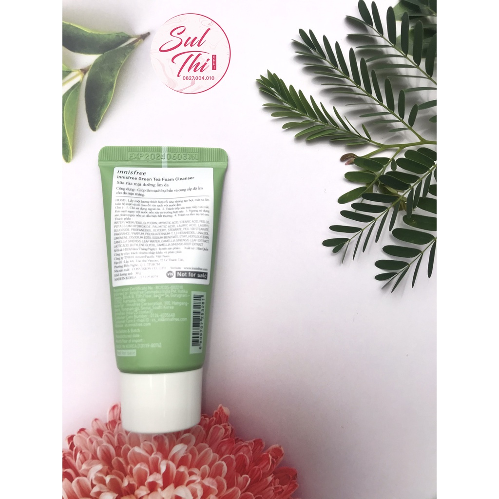 Sữa Rửa Mặt Innisfree Trà Xanh mini