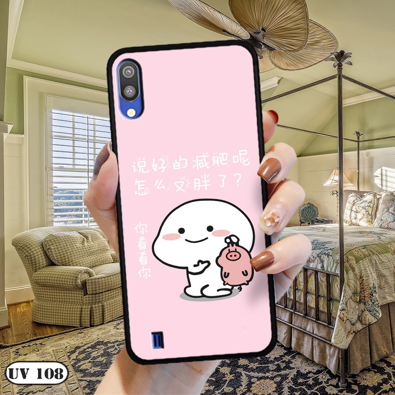 Ốp lưng điện thoại Samsung Galaxy M10 - lưng nhám viền dẻo