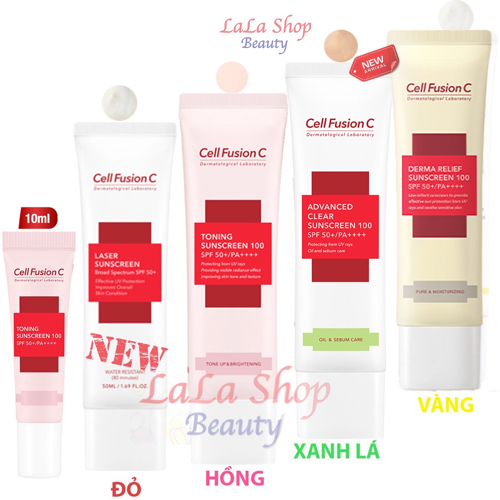[Hcm]Cell Fusion C - Kem Chống Nắng Cell Fusion C Laser Sunscreen 100 Spf50+/Pa+++