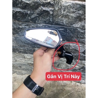 Chân Kiếng Xéo 3D CNC Gắn Xe Máy