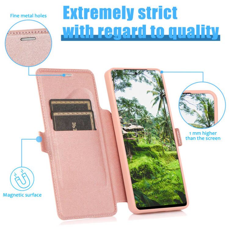 Bao da điện thoại nắp lật nam châm chống rơi có ngăn nhét thẻ cho For iPhone 6 6S 7 8 Plus X XS Max XR