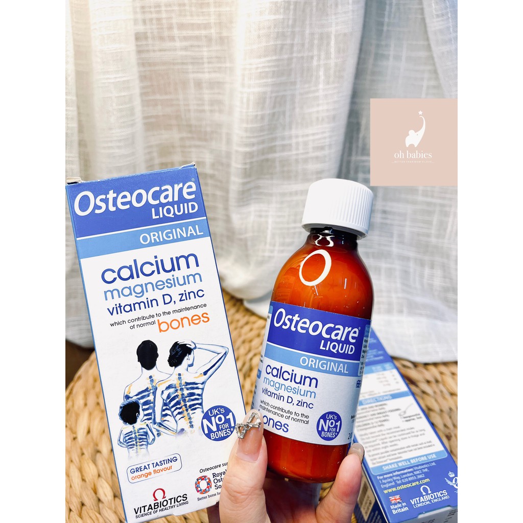 Canxi nước Osteocare cho mẹ và bé lọ 200ml [OH BABIES]