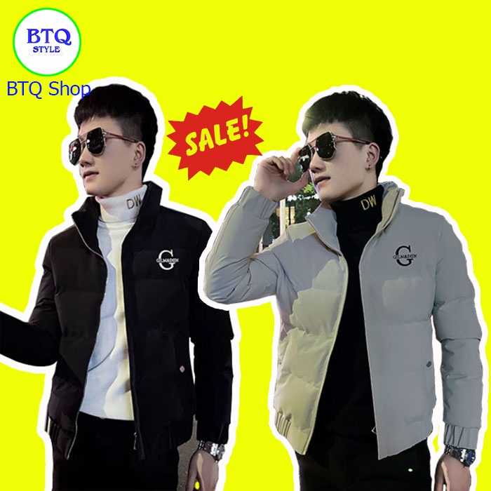 Phao nam, áo khoác phao nam kiểu dáng hàn quốc mũ tháo rời