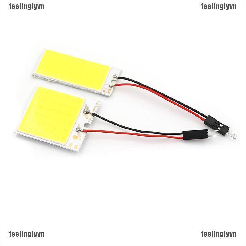 ❤TOP❤ Bảng đèn LED 36 / 48 SMD COB 12V gắn trần xe hơi chuyên dụng ❤YO