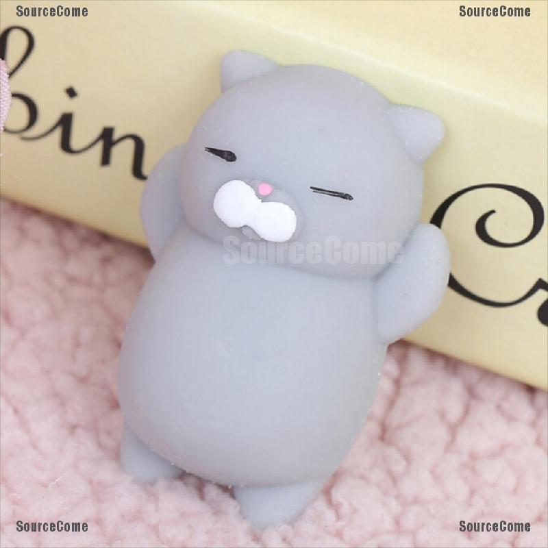 Đồ chơi Squishy Giảm Stress Hình Mặt Mèo Dễ Thương Cho Bé