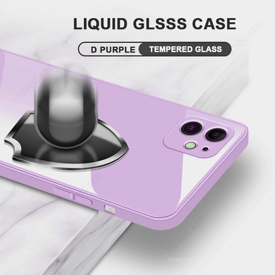 Ốp điện thoại kính cường lực cho Iphone 12 11 Pro Max 12pro Xs Max 7 8 Plus 12mini 7 + 8 + Xs Max | BigBuy360 - bigbuy360.vn