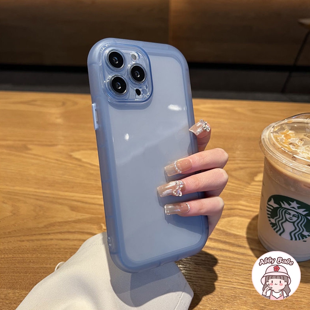 Ốp Điện Thoại TPU Mềm Trong Suốt Chống Sốc Màu Macaron Cho IP 13 12 11 Pro Max X XS XR 8 7 Plus