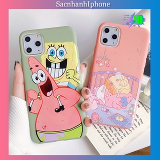 Ốp iphone Hình Spongebob 6/6s/7plus 6plus 7 8 Plus Xr Xs Max Iphone 11 Pro Xs Max 12promax - a251
