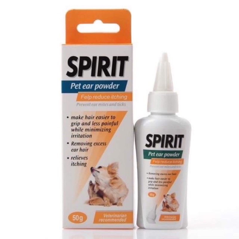 Bột Nhổ Lông Tai Spirit 50gr cho Thú Cưng