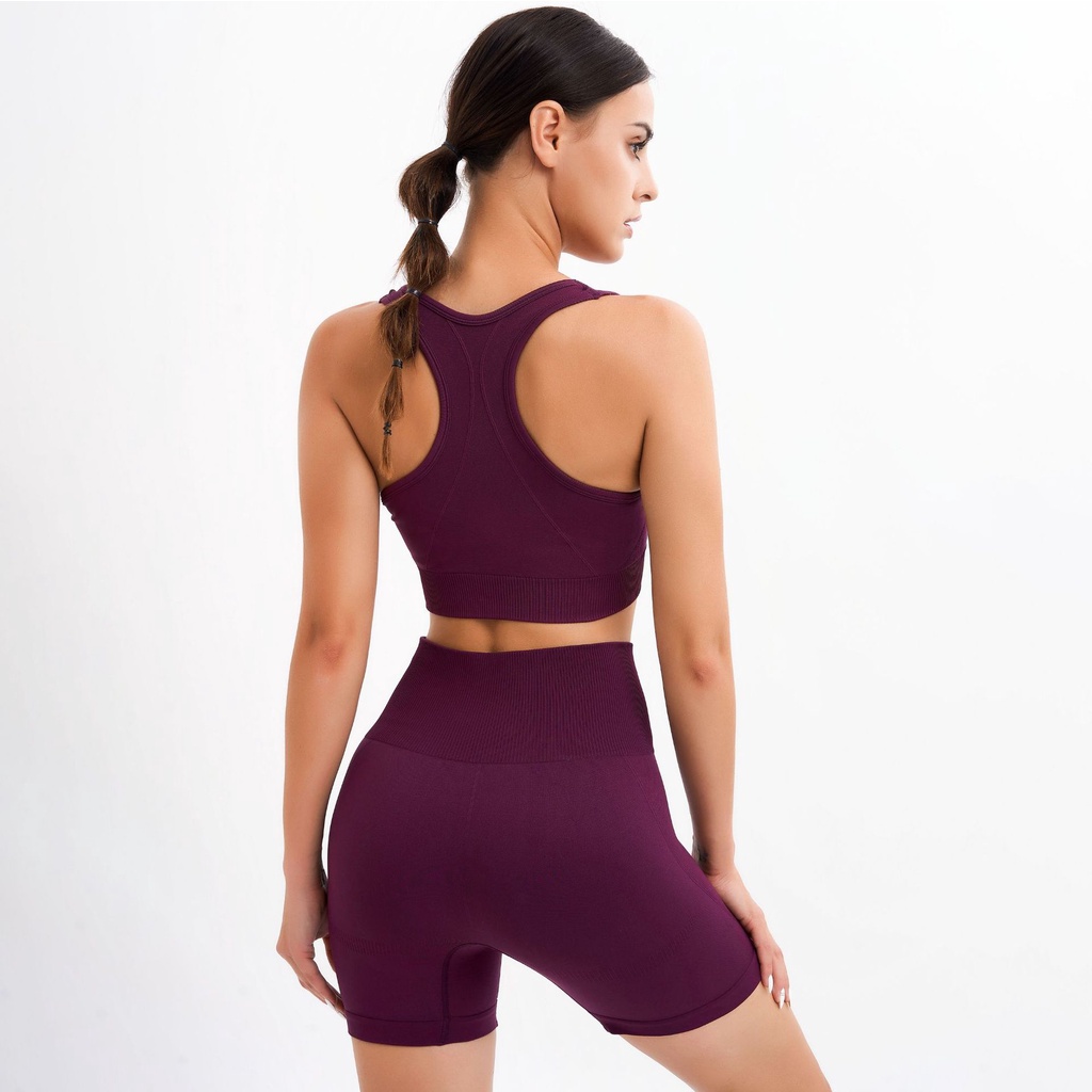 Set đồ thể thao nữ không đường may năng động