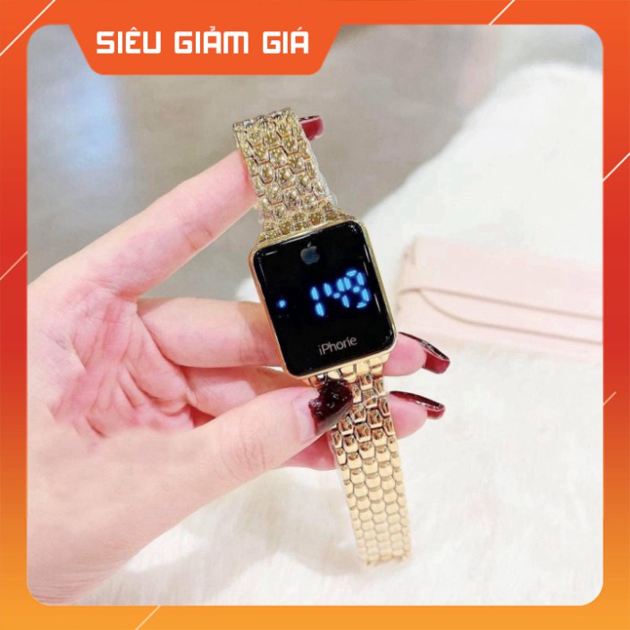Đồng hồ iphone màn hình điện tử quai hợp kim không rỉ pin siêu bền thời thượng | BigBuy360 - bigbuy360.vn
