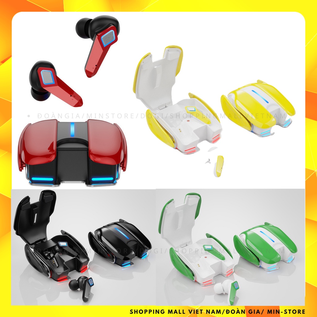 ComboTai nghe bluetooth gaming không dây chơi game Dogitek K68 và găng gaming không trễ âm và có chống ồn