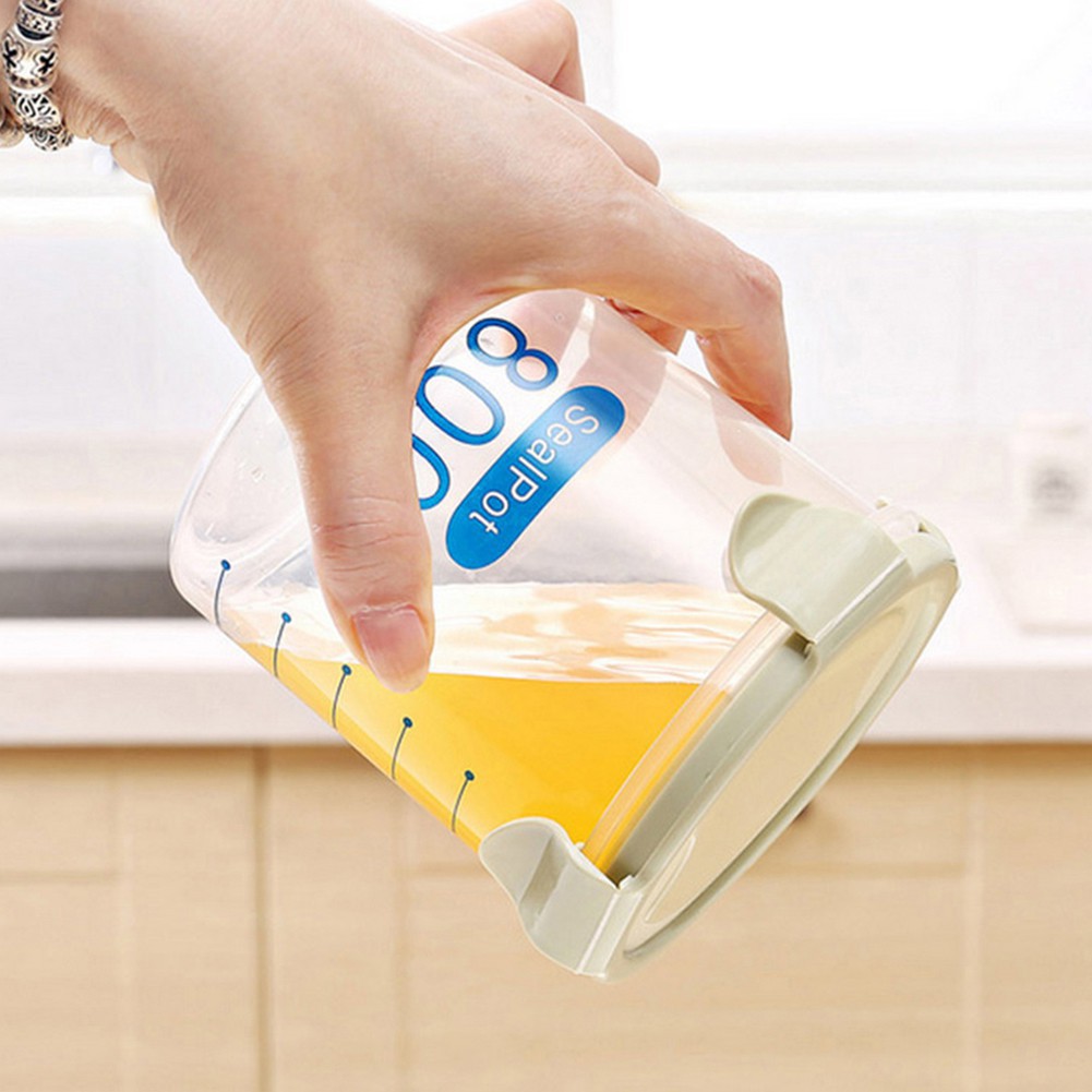 Hộp Nhựa Đưng Trà Cà Phê Nhà Bếp Có Nắp