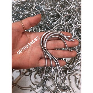 Đầu Móc Sắt   mạ bạc dùng vặn móc áo 100chiếc .=1kg .