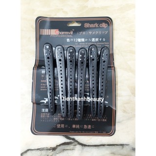 Kẹp vịt siêu chắc Cá mập Charmvit 6 cái