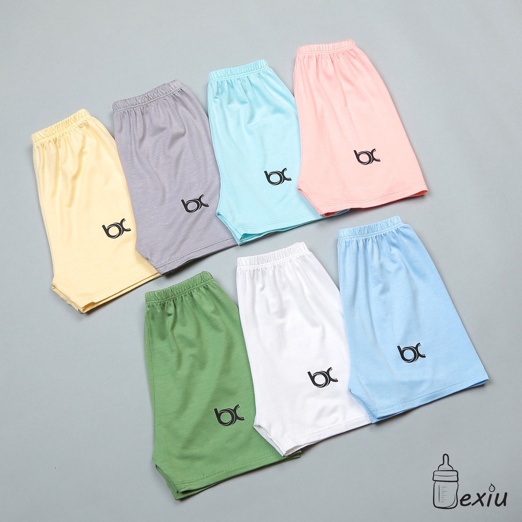 Combo 2 quần ngắn cotton lạnh cao cấp Bexiu cho bé