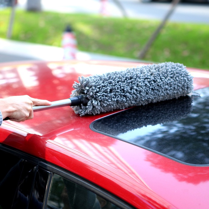 Chổi Lau Xe Ô Tô Tròn Điều Chỉnh Kích Thước Đa Năng Chuyên Dụng Sợi Vải Siêu Mịn