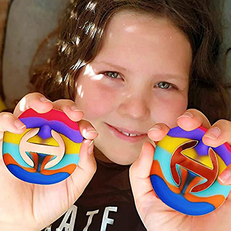 1 Set Đồ Chơi Fidget Spinner HìNh ĐậU Mini Vui NhộN Cho Bé