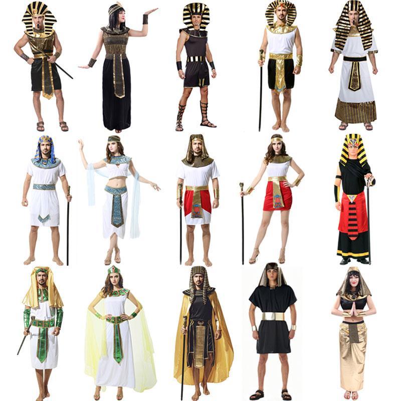 Trang Phục Hóa Trang Halloween Nữ Hoàng Pharaoh Ai Cập Cho Nam Và Nữ