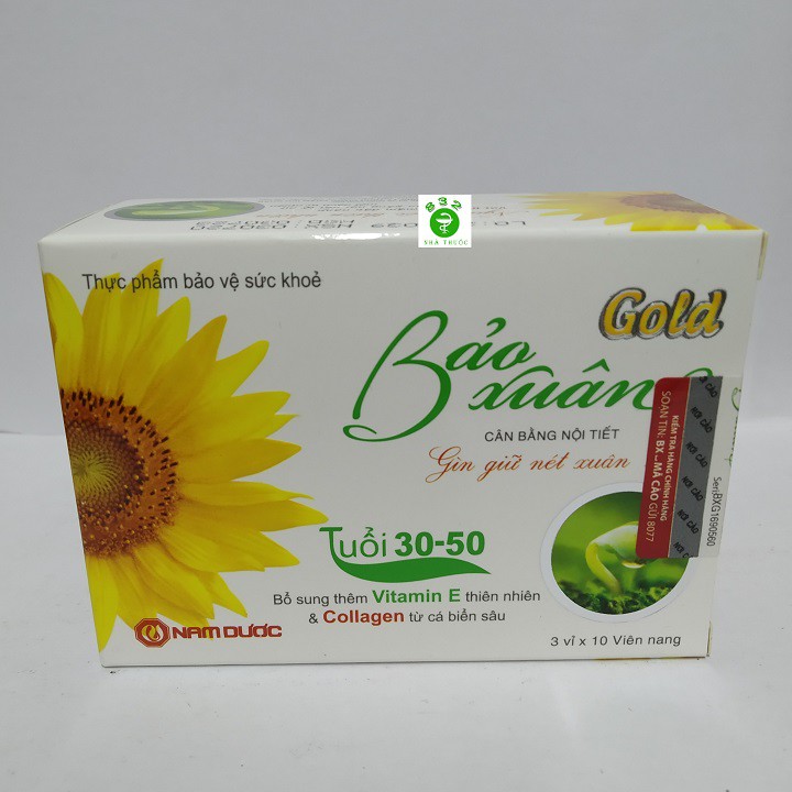 viên uống bảo xuân vàng hộp 3 vỉ x 10 viên | BigBuy360 - bigbuy360.vn