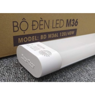 Bộ đèn tuýp bán nguyệt m36 1.2m 40w - trắng, đổi màu - rạng đông