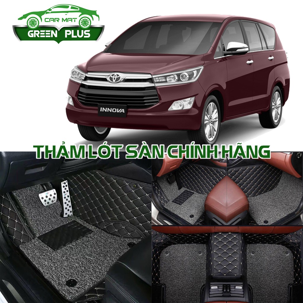 Thảm lót sàn ô tô 6D Toyota Innova chống nước, không mùi, phủ kín 90% sàn xe