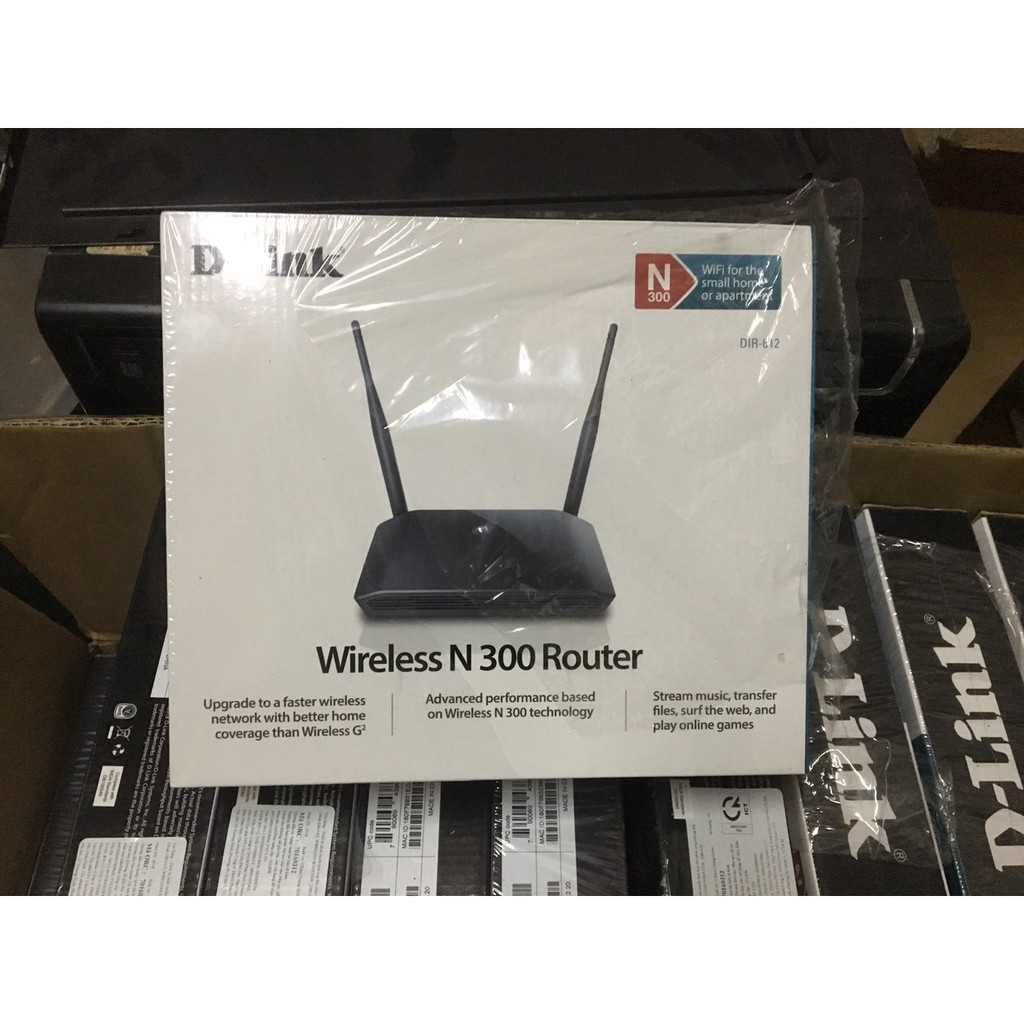 Bộ phát sóng Wifi D-link DIR 612 chuẩn băng thông 300mbps dlink 612