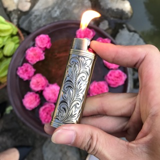 Bic J3 Pháp case hợp kim màu đồng